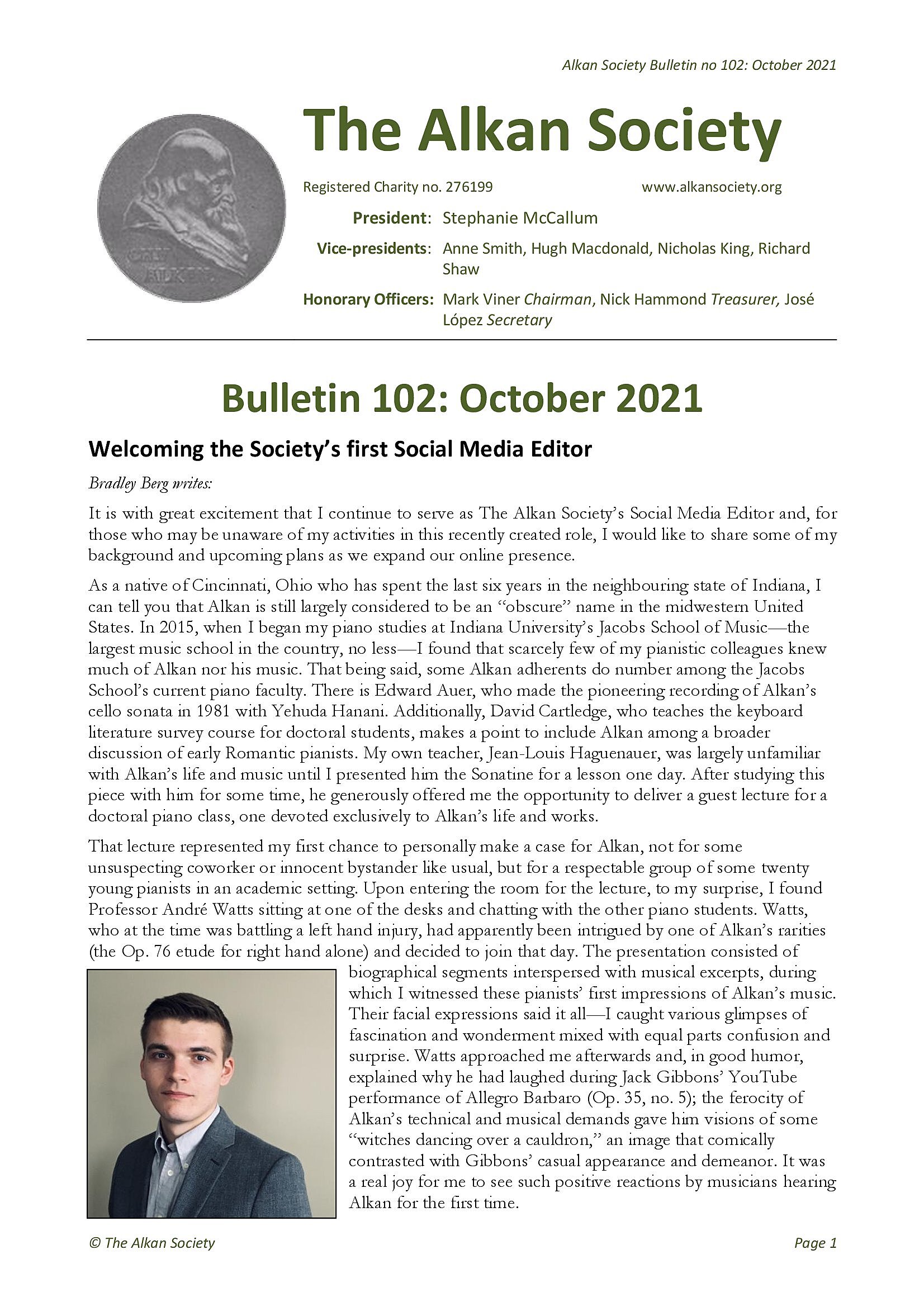 Bulletin 102 first page